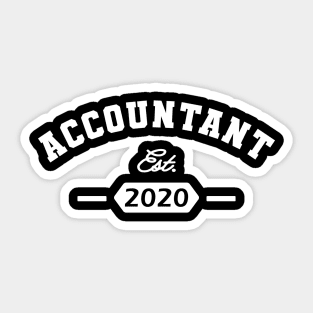 Accountant Est. 2020 Sticker